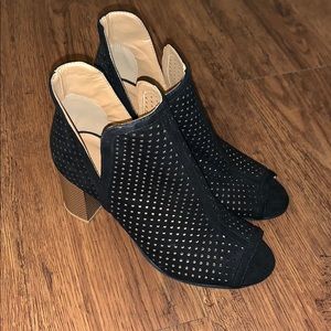 Charlotte Russe Ooen Toe Bootie